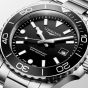 Longines Mens HydroConquest Black Dial Bracelet Watch L3.769.4.56.6