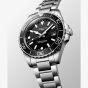 Longines Mens HydroConquest Black Dial Bracelet Watch L3.769.4.56.6