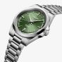 Longines Mens Conquest Automatic Green Dial Stainless Steel Bracelet Watch L3.830.4.02.6