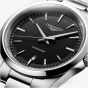 Longines Mens Conquest Black Dial Stainless Steel Bracelet Watch L3.860.4.52.6