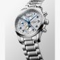 Longines Mens Master Collection Chronograph Moonphase Silver Dial Bracelet Watch L2.962.4.73.6