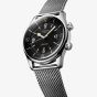 Longines Mens Legend Diver Black Dial Stainless Steel Mesh Bracelet Watch L3.795.4.59.9