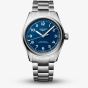 Longines Mens Spirit Pilot Blue Dial Bracelet Watch L3.809.4.93.6