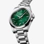 Longines Mens Conquest Mint Green Dial Stainless Steel Bracelet Watch L3.860.4.09.6