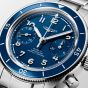 Longines Mens Spirit Pilot Flyback Blue Dial Bracelet Watch L3.721.4.93.6