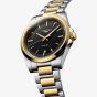 Longines Mens Conquest Black Dial Two-Tone Stainless Steel Bracelet Watch L3.860.3.52.7