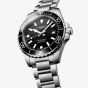 Longines Mens Hydroconquest Black Dial Stainless Steel Bracelet Watch L3.788.4.56.6