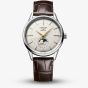 Longines Mens Flagship Heritage Moonphase Ivory Dial Leather Strap Watch L4.815.4.78.2