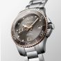 Longines Mens Hydro Conquest Grey Dial Watch L3.780.3.78.6