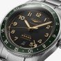 Longines Mens Spirit Zulu Time Green Watch L3.812.4.63.6