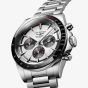 Longines Mens Conquest Chronograph Silver Dial Watch L3.835.4.72.6