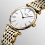 Longines Ladies La Grande Classique White Dial Two Colour Bracelet Watch L4.209.2.11.7