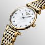 Longines Ladies La Grande Classique Diamond Set Mother of Pearl Dial Two Colour Bracelet Watch L4.209.2.87.7