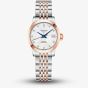 Longines Ladies Record Diamond Set Mother Of Pearl Dial Two Colour Bracelet Watch L2.320.5.87.7