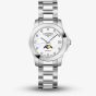 Longines Ladies Conquest Moonphase Diamond Set Mother Of Pearl Dial Bracelet Watch L3.380.4.87.6