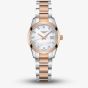 Longines Ladies Conquest Classic Two Tone Diamond Bracelet Watch L2.286.3.87.7