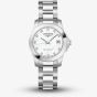 Longines Ladies Conquest Mother Of Pearl Diamond Watch L3.376.4.87.6
