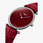 Longines Ladies La Grande Classique Red Diamond Bezel Watch L4.523.0.91.2