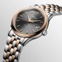 Longines Ladies Flagship Rose Gold Plated Two Tone Watch L4.374.3.78.7