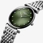 Longines Ladies La Grande Green Dial Watch L4.512.4.92.6