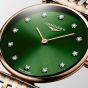 Longines La Grande Classique Two Colour Green Diamond Watch L4.512.1.08.7