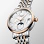 Longines Elegant Two Colour Mother Of Pearl Diamond Watch L4.330.5.87.7