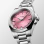 Longines Conquest Automatic Pink Dial Watch L3.430.4.99.6