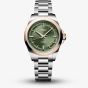 Longines Ladies Conquest Automatic Green Dial Watch L3.320.5.02.6