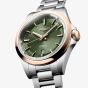 Longines Ladies Conquest Automatic Green Dial Watch L3.320.5.02.6