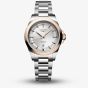 Longines Ladies Conquest Automatic Rose Gold Bezel Watch L3.320.5.72.6