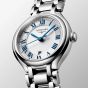 Longines Ladies Primaluna Sunray Silver Dial Bracelet Watch L8.142.4.71.6