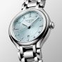 Longines Ladies Primaluna Blue Dial Diamond Set Watch L8.142.4.97.6
