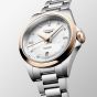 Longines Ladies Conquest Mother Of Pearl Dial Diamond Set Watch L3.320.5.87.6