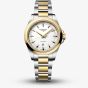 Longines Ladies Conquest White Dial Two-Tone Stainless Steel Bracelet Watch L3.350.3.12.7
