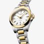 Longines Ladies Conquest White Dial Two-Tone Stainless Steel Bracelet Watch L3.350.3.12.7