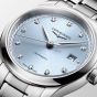 Longines Ladies Master Diamond Blue Dial Bracelet Watch L2.449.4.97.6