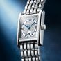 Longines Ladies Mini Dolcevita Silver Diamond Dial Bracelet Watch L5.200.4.87.6