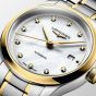 Longines Ladies Master Two Tone Diamond & Mother of Pearl Dial Bracelet  Watch L2.449.5.87.7