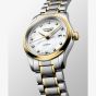 Longines Ladies Master Two Tone Diamond & Mother of Pearl Dial Bracelet  Watch L2.449.5.87.7