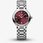 Longines Ladies PrimaLuna Red Dial Bracelet Watch L8.123.4.67.6