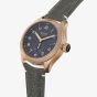 Bremont Mens Broadsword Bronze Slate Leather Strap Watch BROADSWORD-BZ-SL-R-S