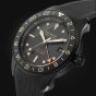 Bremont S302 Jet Black Rubber Strap Watch S302-JET-R-S