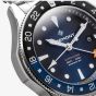 Bremont Mens Limited Edition GMT Glacier Blue Supermarine Watch SM40-GMT-SS-BLBK-B