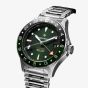 Bremont Mens Supermarine 300m GMT Tundra Green Dial Watch SM40-GMT-SS-GNBK-B