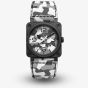 Bell & Ross Mens Limited Edition Camo Strap Watch BR03-92-CG-CE/SCA
