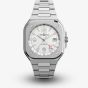 Bell & Ross Mens Stainless Steel White Dial Watch BR05G-SI-ST/SST