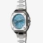 Bell & Ross Mens BR 05 GMT Sky Blue Watch BR05G-PB-ST/SST