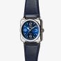Bell & Ross BR03 Blue Steel Automatic Blue Dial Watch BR03A-BLU-ST/SCA