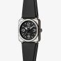 Bell & Ross BR03 Black Steel Automatic Black Dial Watch BR03A-BL-ST/SRB