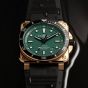 Bell & Ross BR 03-92 Diver Black & Green Bronze Watch BR0392-D-LT-BR/SRB